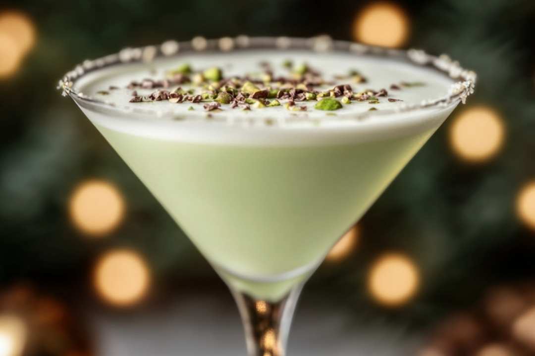 If you're looking to impress your guests with a sophisticated and delicious holiday cocktail, this White Chocolate Pistachio Martini is the perfect choice. Creamy, nutty, and a little bit indulgent, this martini is a festive treat that combines the rich flavor of white chocolate with the earthy crunch of pistachios, making it an irresistible option for any celebration.