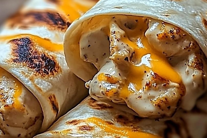 Cheesy Chicken Wraps