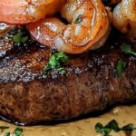 Steak with Creamy Cajun Shrimp Sauce: A Flavor Explosion