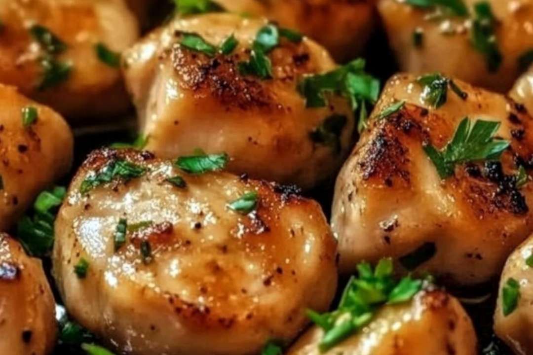 15-Minute Garlic Butter Chicken Bites: Quick & Easy One-Pan Dinner