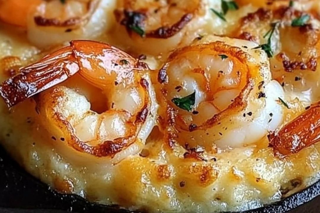 Garlic Shrimp Gratin