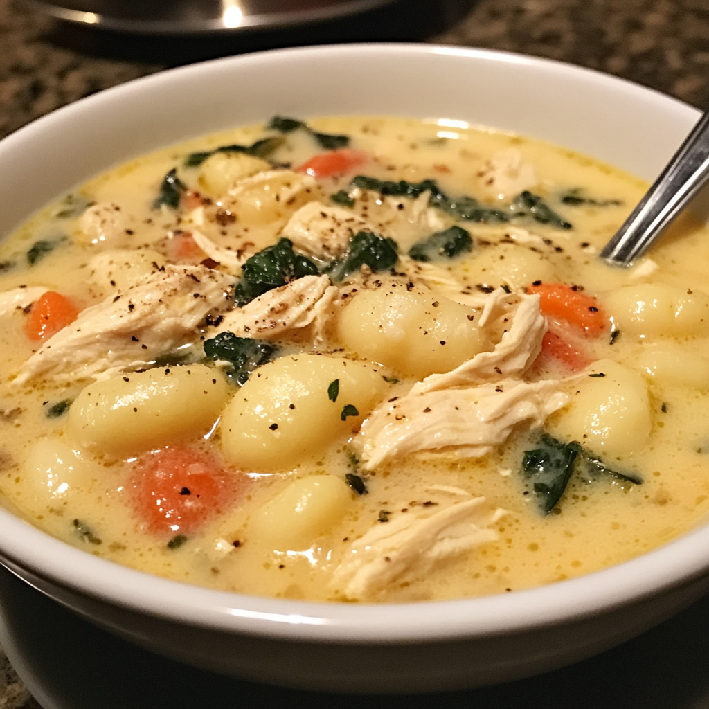 Creamy Chicken Gnocchi Soup: A Cozy Italian-Inspired Delight