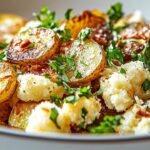 Perfect Crispy Smashed Potato Salad