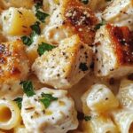 If there’s one dish that feels like a warm hug in a bowl, it’s this Creamy Garlic Chicken & Parmesan Pasta. Tender chicken, rich garlic cream sauce, and perfectly cooked pasta come together in this easy and satisfying recipe. It’s perfect for busy weeknights, a cozy dinner at home, or when you just need some indulgent comfort food.