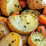 If you're looking for a side dish that’s easy, healthy, and bursting with flavor, these garlic herb roasted potatoes, carrots, and zucchini are exactly what you need. Perfectly roasted vegetables, kissed with garlic and herbs, make for a crowd-pleasing addition to any meal.