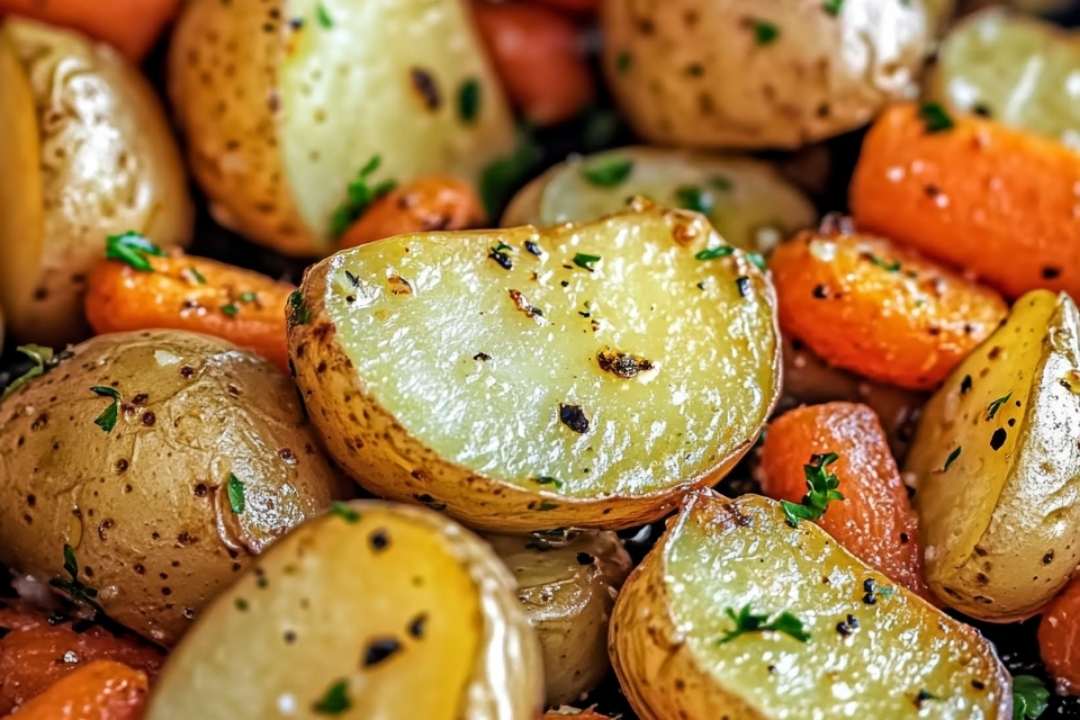 If you're looking for a side dish that’s easy, healthy, and bursting with flavor, these garlic herb roasted potatoes, carrots, and zucchini are exactly what you need. Perfectly roasted vegetables, kissed with garlic and herbs, make for a crowd-pleasing addition to any meal.