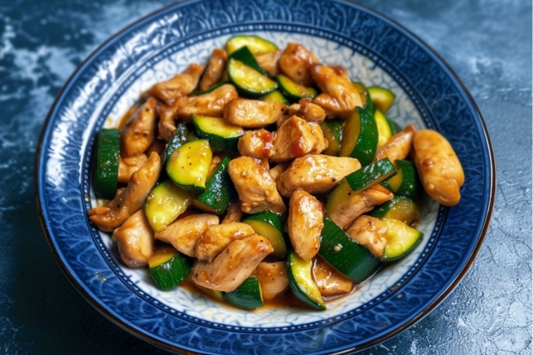 Sizzling Chicken and Zucchini Stir Fry with Savory Flavors