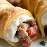 Rotel Sausage & Cream Cheese Crescents