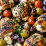 When time is tight but you still want a flavorful and healthy meal, this Greek-Inspired Sheet Pan Chicken is the answer. Packed with Mediterranean flavors, juicy chicken, and roasted vegetables, this dish comes together in one pan with minimal prep. It’s the perfect meal for busy nights when you crave something delicious and wholesome.