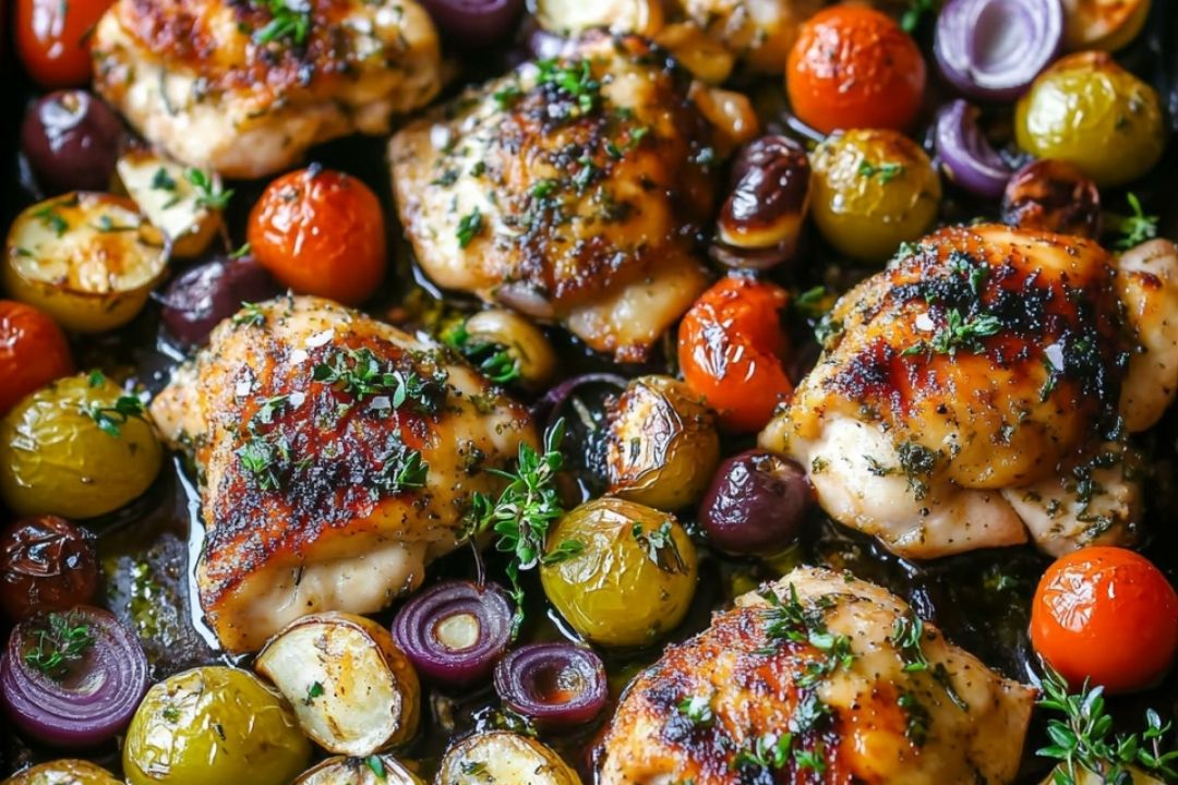 When time is tight but you still want a flavorful and healthy meal, this Greek-Inspired Sheet Pan Chicken is the answer. Packed with Mediterranean flavors, juicy chicken, and roasted vegetables, this dish comes together in one pan with minimal prep. It’s the perfect meal for busy nights when you crave something delicious and wholesome.