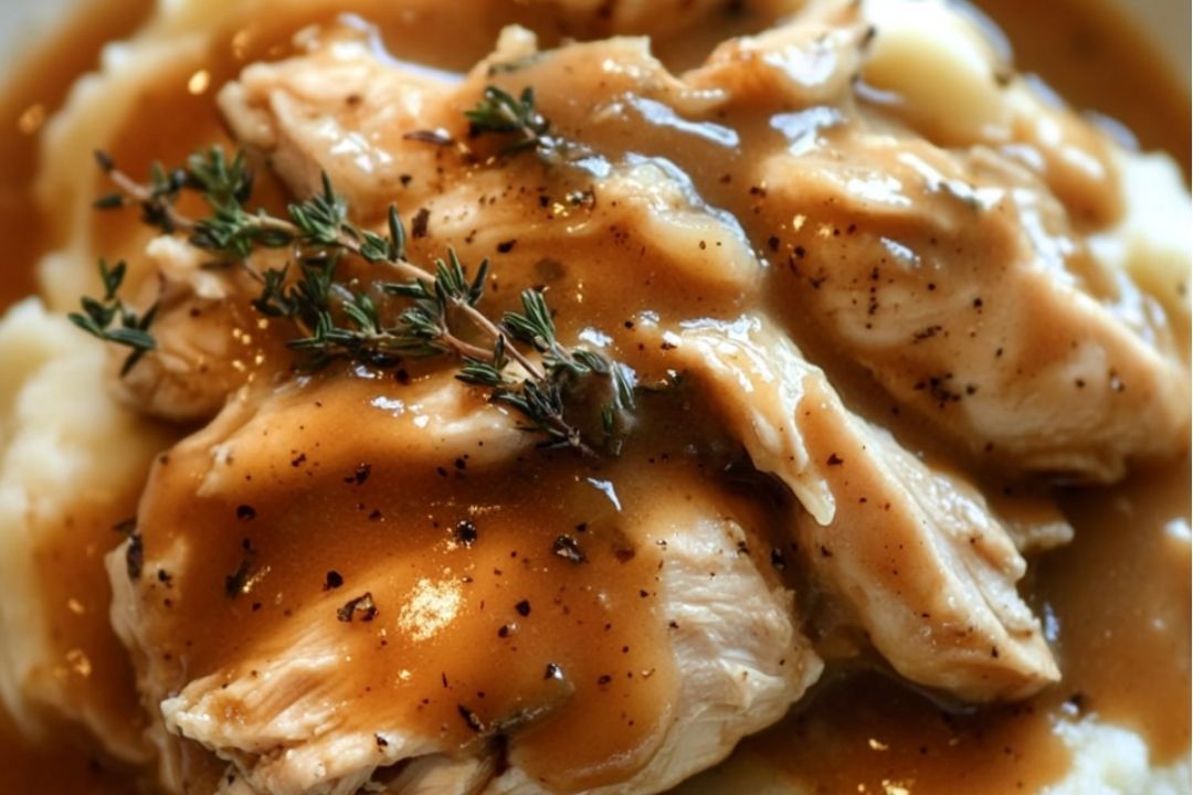 There’s nothing better than a plate of tender chicken smothered in rich, savory gravy, served over a mound of creamy mashed potatoes. This stovetop version keeps things simple, but the flavors are just as satisfying as a slow-cooked meal. It’s the kind of dish that warms you up from the inside out.