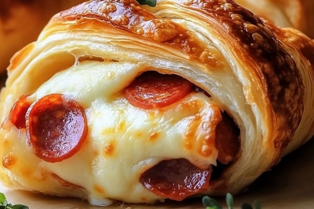 Mozzarella Pepperoni Croissant Rolls are the perfect combination of flaky, buttery croissants filled with gooey mozzarella cheese and savory pepperoni. These easy-to-make rolls are great for snacks, parties, or even a quick lunch. They’re packed with flavor, fun to make, and sure to be a hit with kids and adults alike.