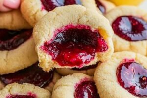 Jam Thumbprint Cookies