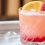 Tart and Sweet Raspberry Vodka Sour Cocktail