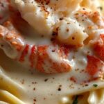 Creamy Crab Fettuccine Alfredo