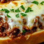 Cheesy Garlic Bread Sloppy Joe Melts