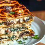 Spinach and Mushroom Lasagna