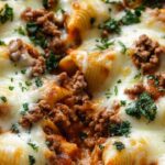 Fast Stuffed Shells with Ground Beef