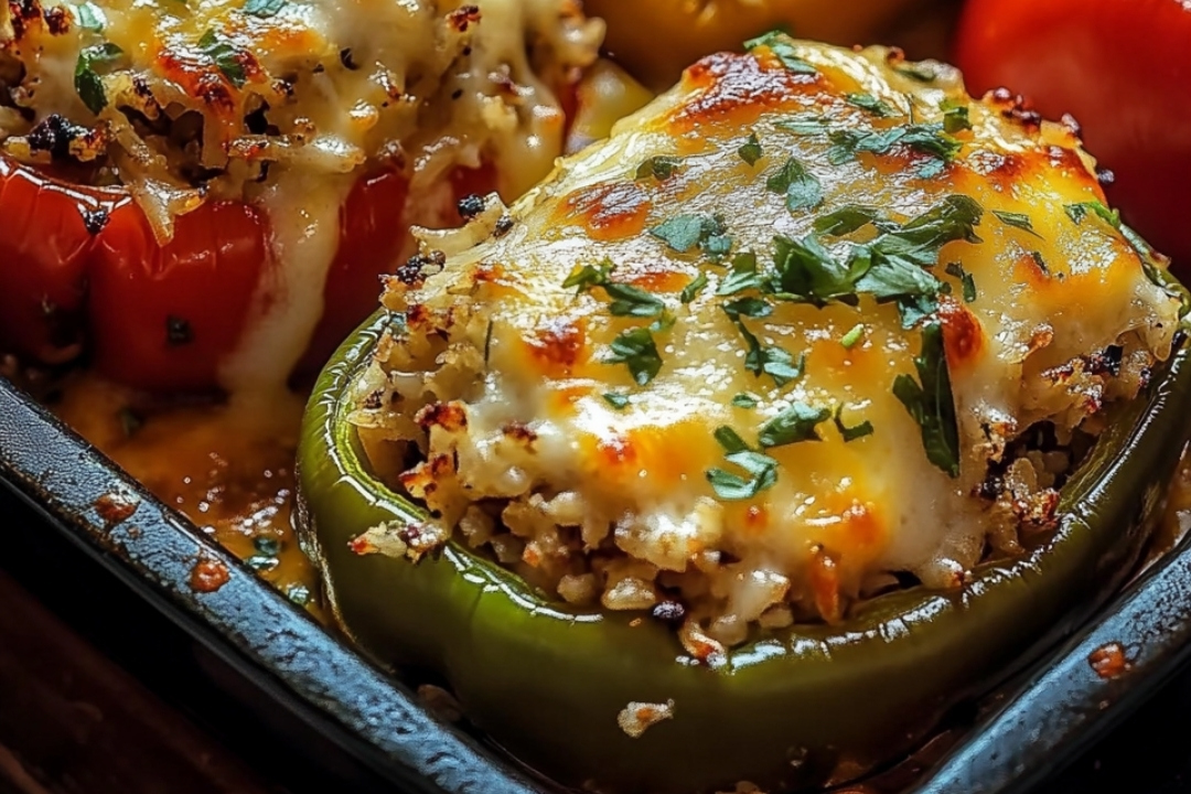 Stuffed bell peppers are the perfect combination of hearty, healthy, and colorful. Packed with a flavorful mixture of rice, vegetables, and seasonings, this dish is as nutritious as it is comforting. Whether you’re making it for a family dinner or meal prepping for the week, these peppers are a satisfying and wholesome choice.