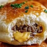 Garlic Parmesan Cheeseburger Bombs