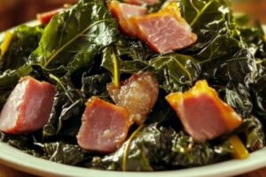 Collard greens with ham hocks are the epitome of Southern comfort food—hearty, flavorful, and oh-so-satisfying. This recipe takes the intimidation out of cooking greens, breaking it down into simple steps perfect for beginners. With tender greens and smoky, savory ham hocks, this dish is sure to become a staple in your kitchen.