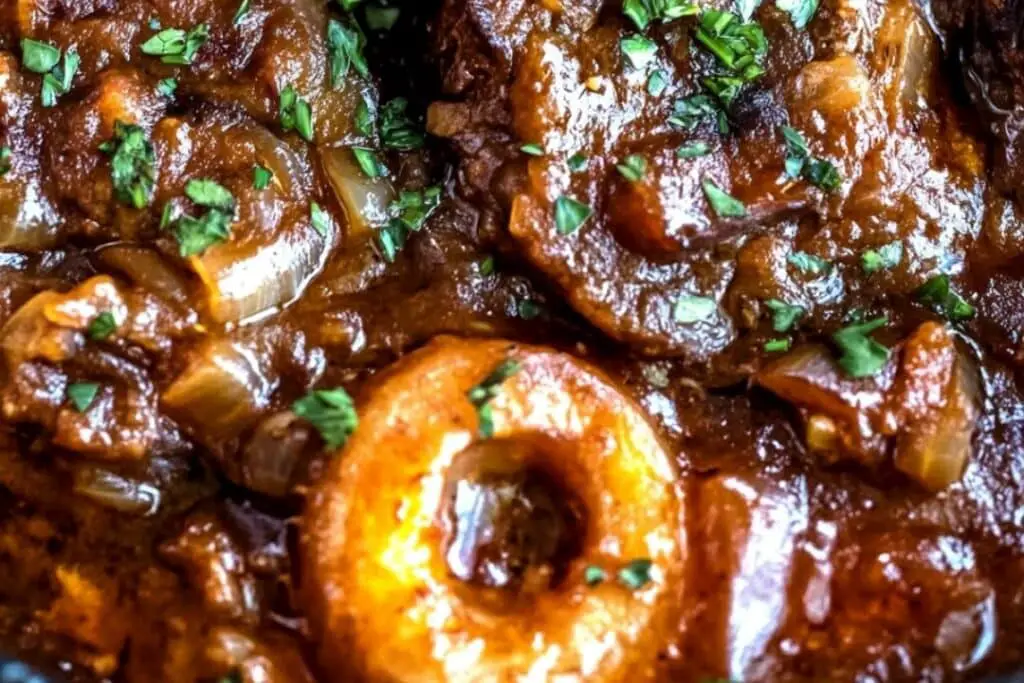 Slow Cooker Osso Buco is the ultimate comfort food with a touch of elegance. This classic Italian dish features tender, slow-braised veal shanks simmered in a rich tomato-based sauce infused with wine, garlic, and fresh herbs. It's a show-stopping meal that's surprisingly easy to make, thanks to the magic of the slow cooker.