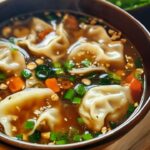 Looking for the ultimate comfort food that’s quick, hearty, and full of flavor? Potsticker Soup is the answer! This easy recipe combines tender potstickers (or dumplings), a rich broth, and vibrant vegetables for a satisfying meal that comes together in no time. It’s like your favorite dumplings got a warm, cozy upgrade.