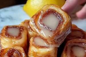 Cinnamon Roll French Toast Bites