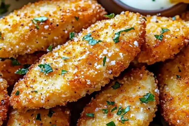 Garlic Parmesan Crispy Baked Chicken Tenders: An Effortless Delight