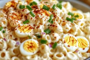 Easy Deviled Egg Pasta Salad