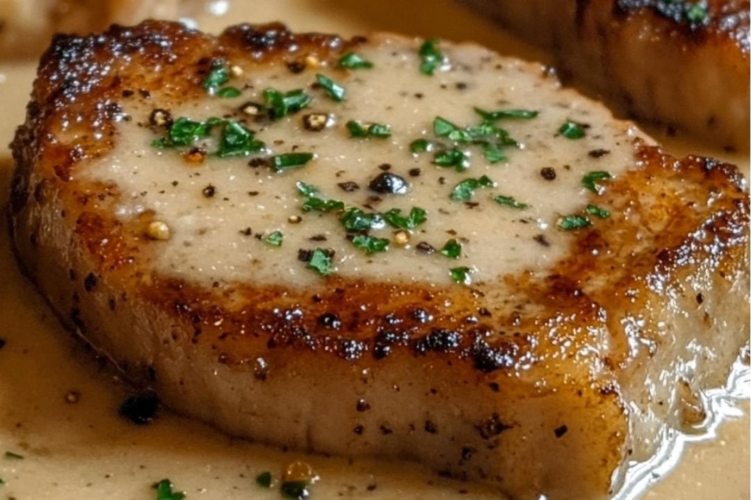 Creamy Parmesan Pork Chops