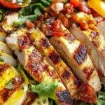 A Paleo Grilled Chicken Cobb Salad is a fresh and flavorful meal that checks all the boxes: protein-packed, veggie-loaded, and dressed with a creamy, tangy vinaigrette. Perfect for lunch, dinner, or meal prep, this salad is both satisfying and healthy!