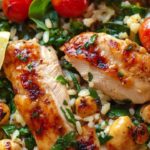 Greek Chicken and Lemon Rice (30 Minutes, One-Pot)