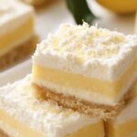 Zesty Lemon Cream Squares: A Cheesecake Delight