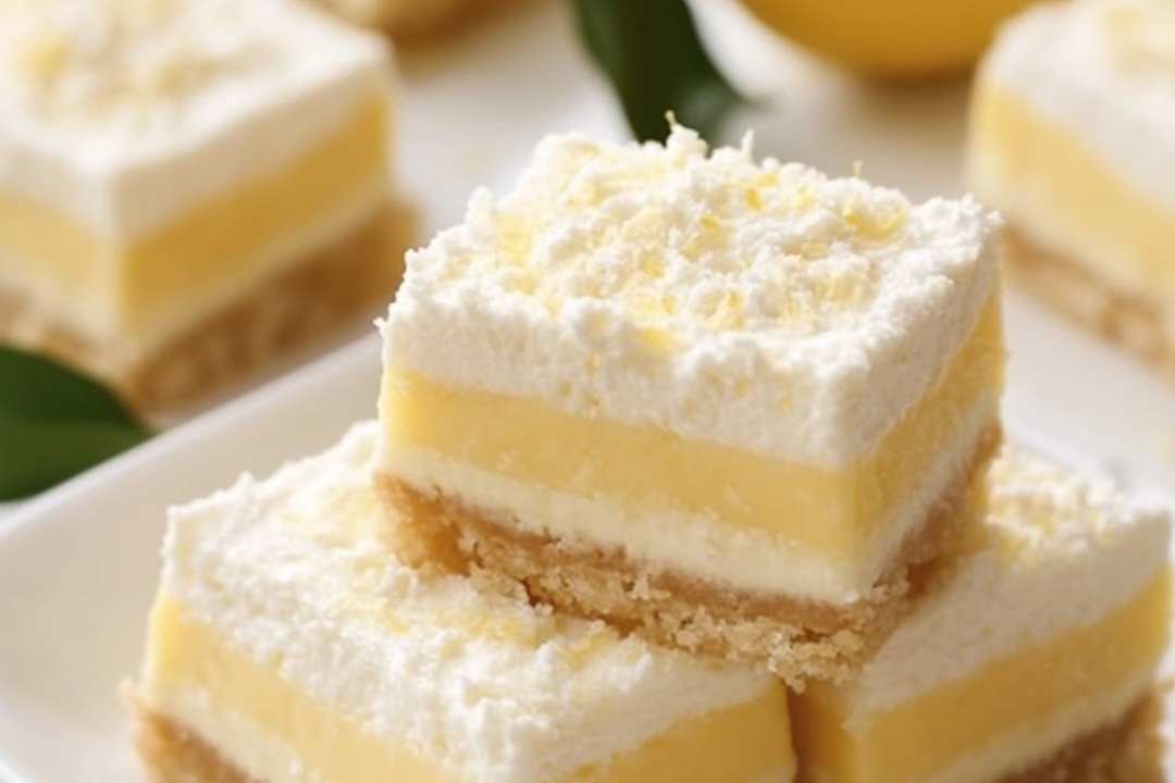 Zesty Lemon Cream Squares: A Cheesecake Delight