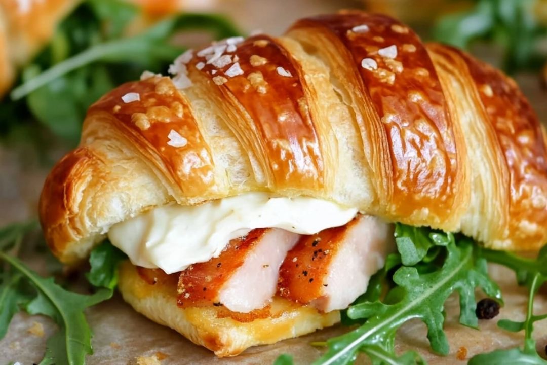 Turkey and Havarti Croissant Sandwich