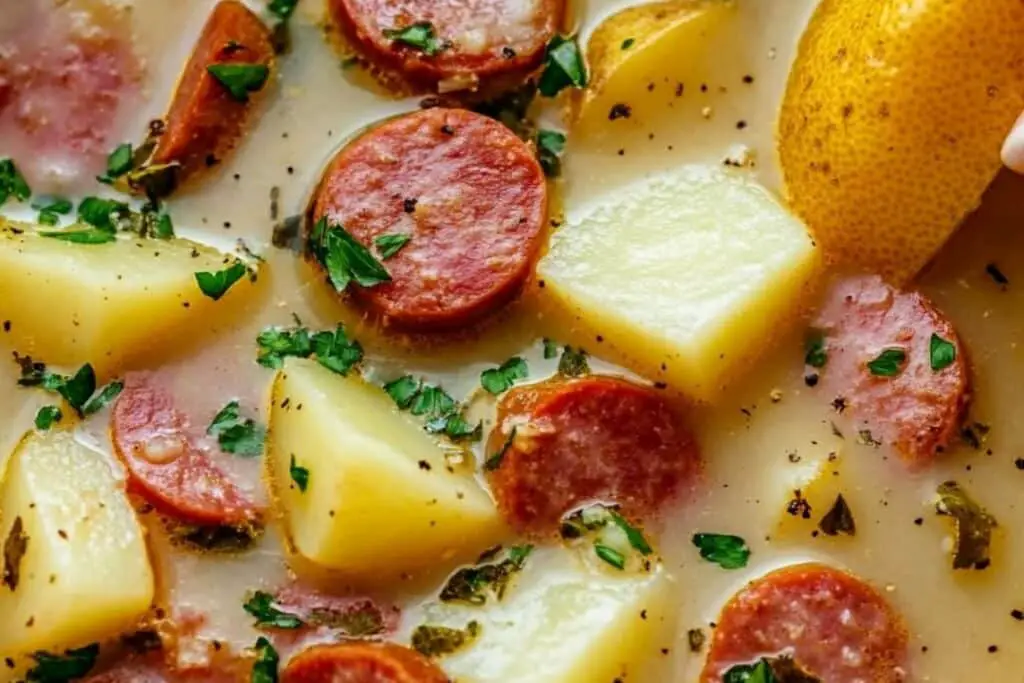 When life gets busy, there’s nothing more comforting than a bowl of warm, hearty soup. This Easy Kielbasa Potato Soup is a one-pot wonder that combines smoky sausage, tender potatoes, and a creamy broth to create a meal that’s satisfying and simple to make. It’s perfect for those hectic weeknights when you need something quick and delicious.