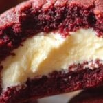 Luscious Red Velvet Cookies with a Creamy Cheesecake Surprise