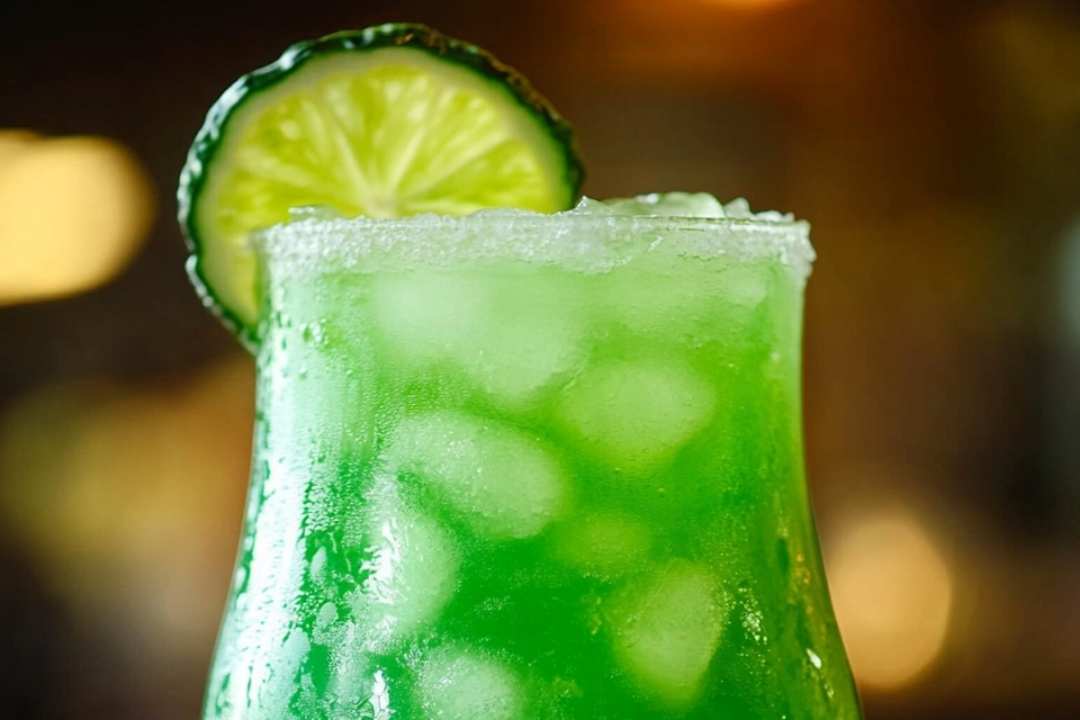 Emerald Island Breeze: A Tropical Green Hawaiian Cocktail Twist