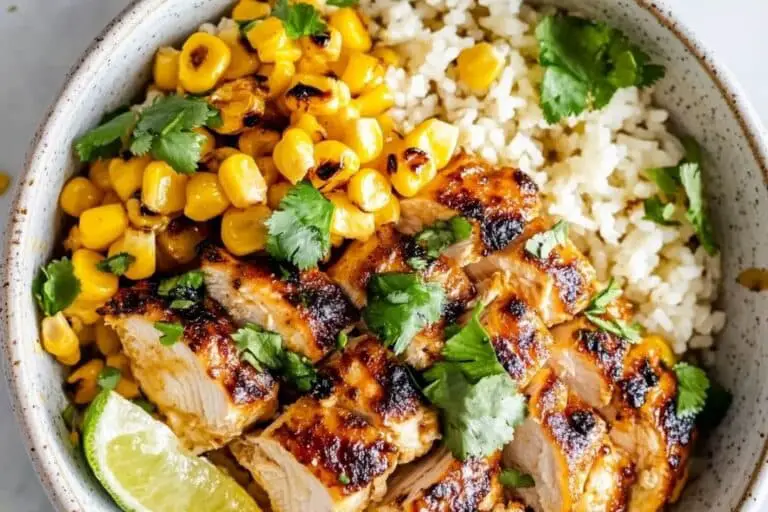 Mexican Street Corn Chicken Bowl