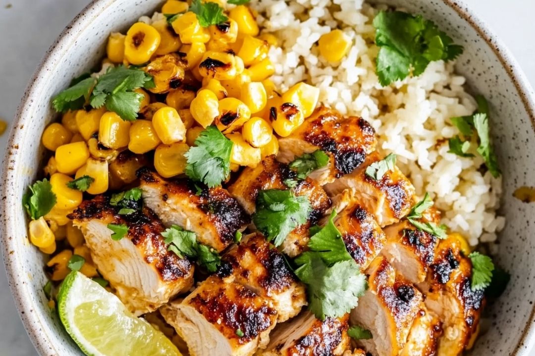 Mexican Street Corn Chicken Bowl