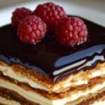 Chilled Eclair Delight – No-Bake Cake of Creamy Layers