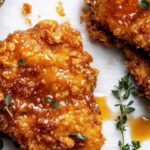 Baked Crunchy Hot Honey Chicken