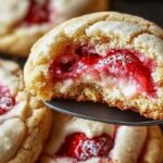 Sweet & Tangy Strawberry Cheesecake Cookie Delights