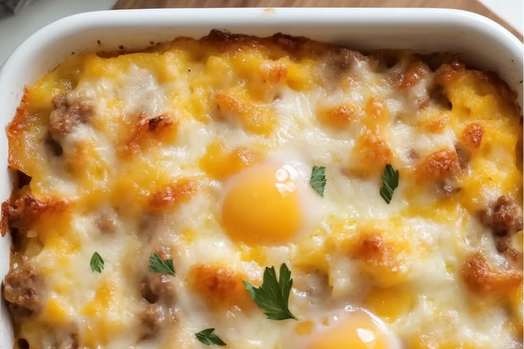 Golden Hash Brown & Egg Bake: A Comforting Breakfast Casserole