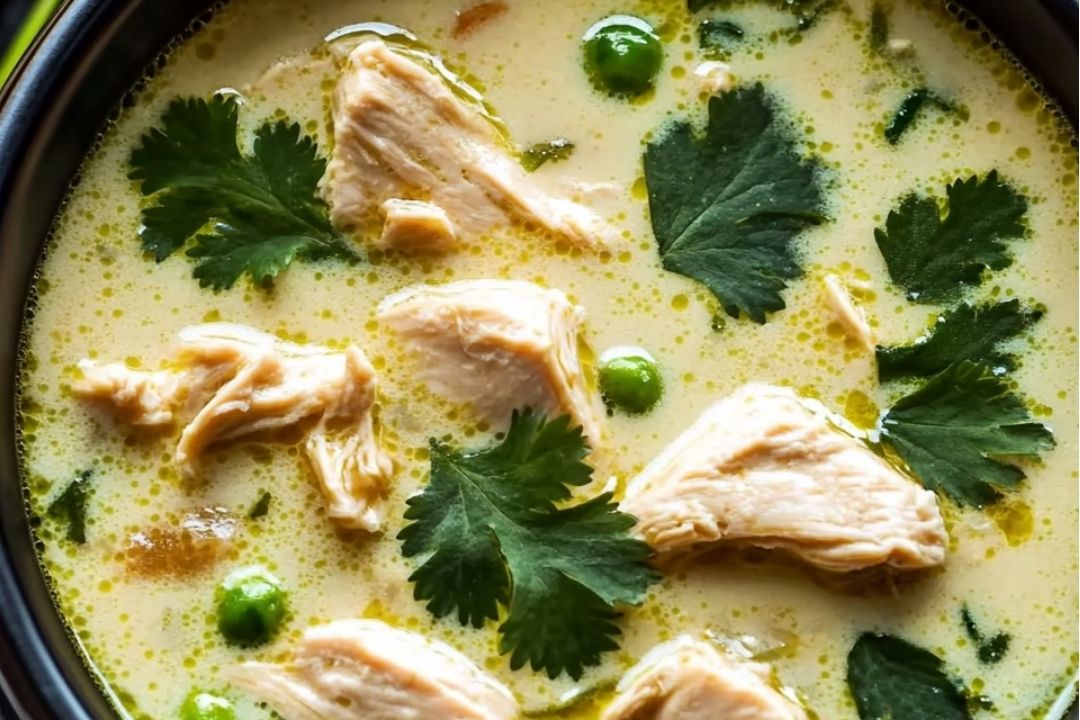 Rich and Flavorful Coconut Cilantro Chicken Soup Recipe