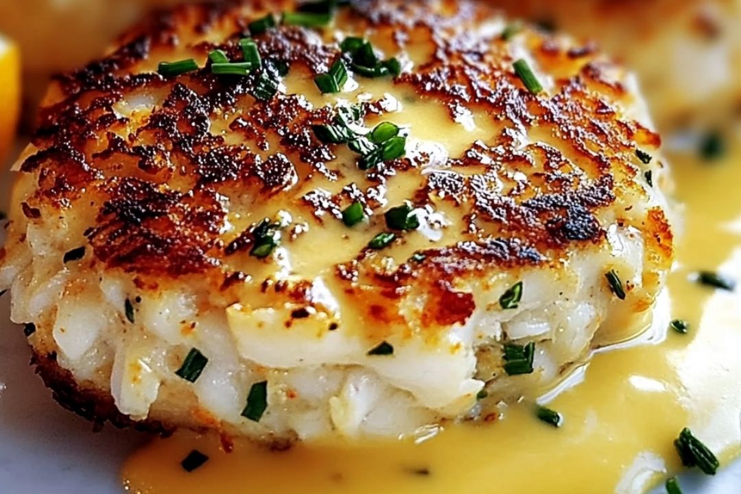 Cheddar Bay Crab Cakes with Lemon Butter Drizzle: A Seafood Lover’s Dream