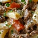 Philly Cheesesteak Pasta