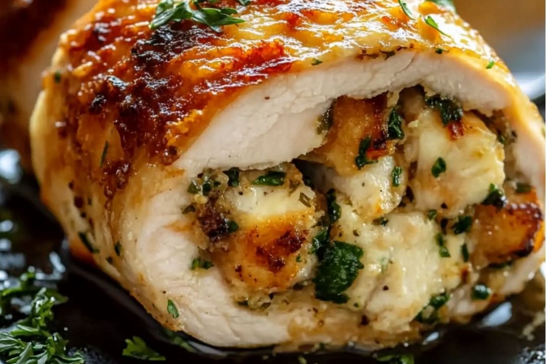 Mouthwatering Stuffed Chicken Breast Delight