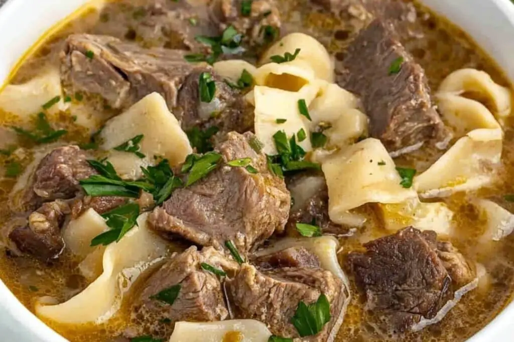 Beef Stroganoff Soup